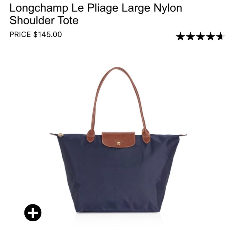 Longchamp Le Pliage Large Tote in Navy